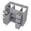 Base de meuble-lavabo simple Muriah-31359491