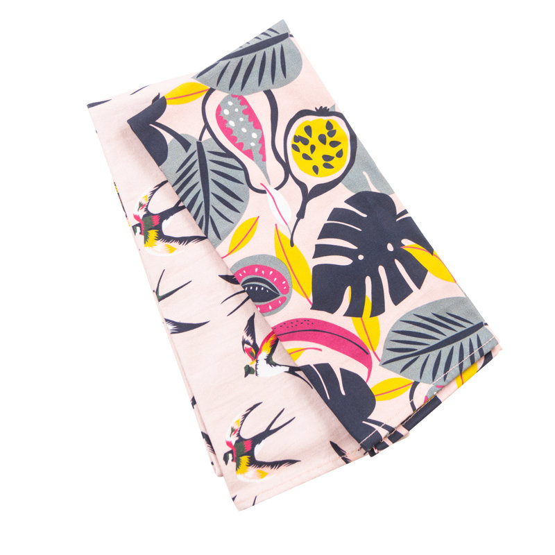 Guatemala Cotton Floral Jacquard Tea Towel Kitchen Towel