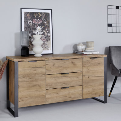 Apogee 150 Cm Wide 3 Drawer Sideboard