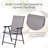 Steel Outdoor Folding Dining Armchair