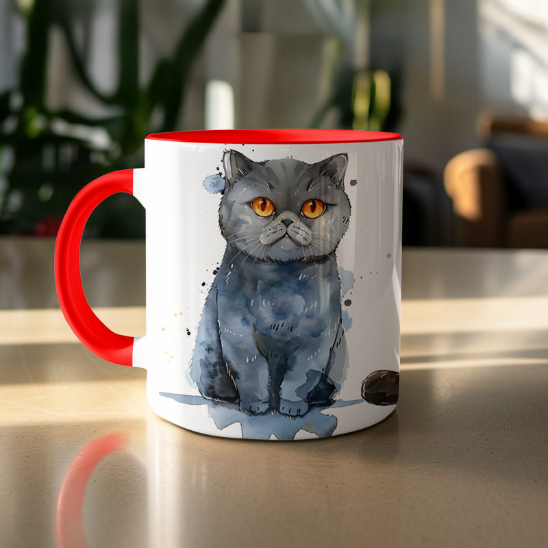 Mug, Red, 3