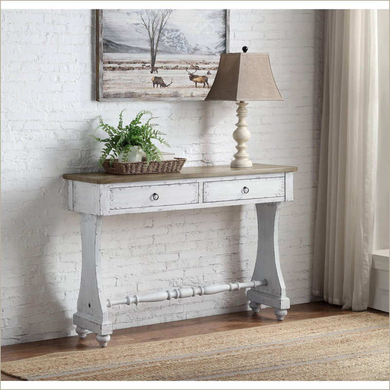 Table basse Minimalist en panneau de fibres à densité moyenne avec 3 tiroirs Salon, assemblage facile & amp; Rangement polyvalent