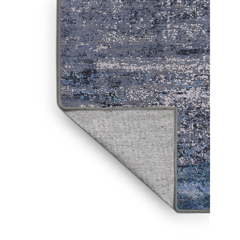 Tapis 100% Mid-Century moderne lavable à la machine 2496, Rectangle 3 pi x 5 pi