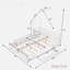 Lit plateforme en bois avec garde-corps et 2 tiroirs Wood House-1042002165