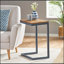 Versatile Firwood Antique Accent Table with Durable Iron Base for Modern Interiors