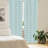 Seafoam Curtains, Ikat Style Motifs Circular Pattern with Dots Inspiration Tribal, Window Treatments Panel for Living Room Bedroom Decor, Seafoam Sea Green Taupe Semi-Sheer Rod Pocket Sliding Panel-45081925