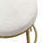 Corrinne Hammered Forged Steel Upholstered Counter Height Stool-866293334