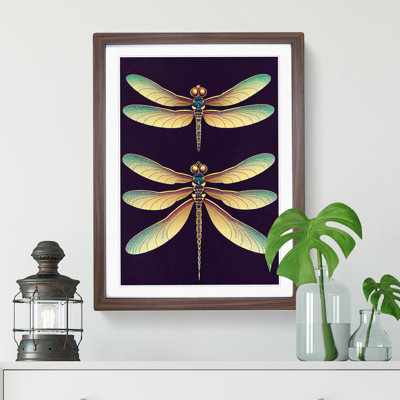 Special Dragonflies - Single Picture Frame Print