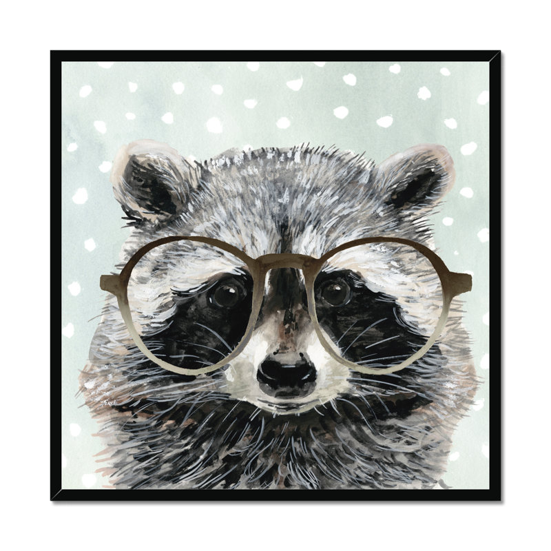 Four-eyed Forester IV by Victoria Borges - Wrapped Canvas Painting Print, Black Framed Paper Print, 34cm H x 34cm W