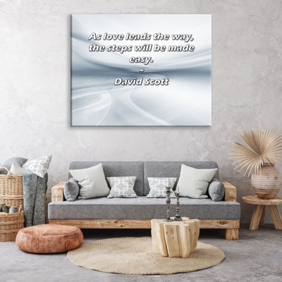 Trinx Gallery Wrapped Canvas By Adam Brody: "Welcome to a life of insecurity and paralyzing s
