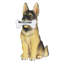 Statuette berger allemand Exhart