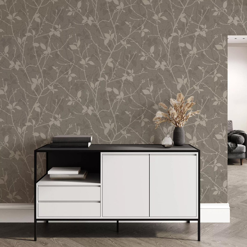 Boutique Belle Geometric Wallpaper, Brown