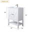 Meuble-lavabo simple 24 po avec plateau en céramique
