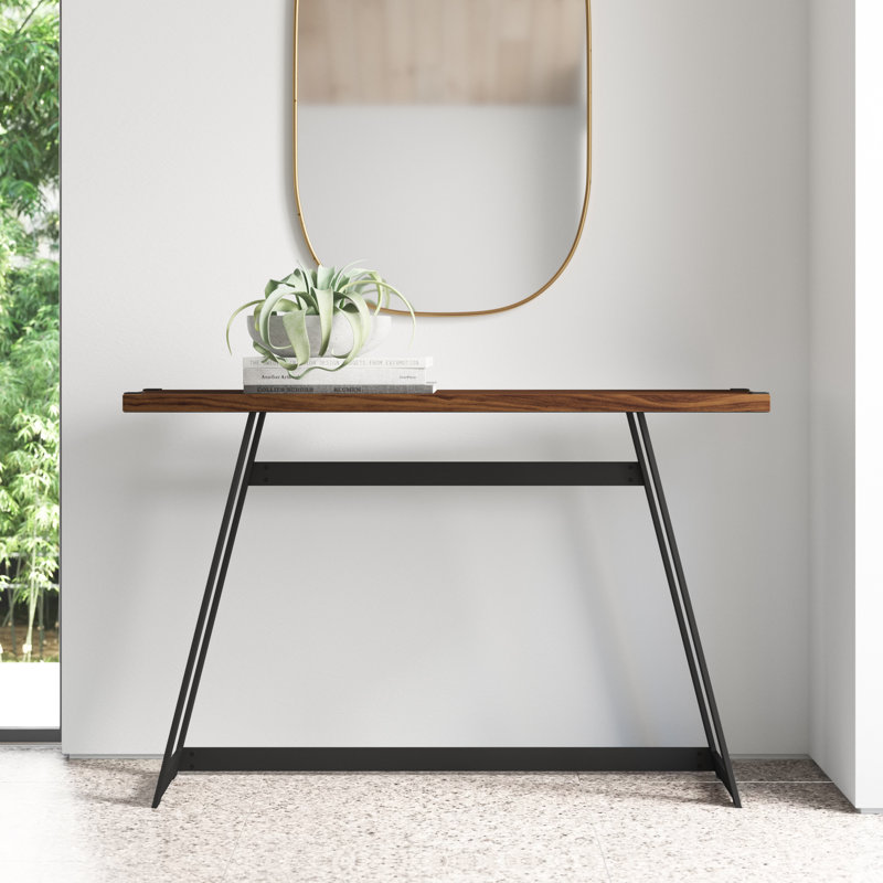 Paramus 46'' Console Table, Dark Walnut
