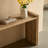Old wood cement paint entryway table