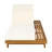 Lounge Chaise Set With Headrest, Space Available On One Side,Acacia Wood With Water-Resistant Lounge Cushions-150634708