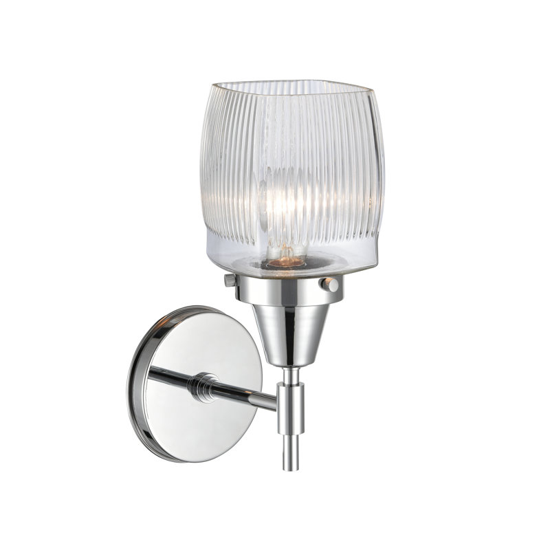 Gayle Armed Sconce, Polished Chrome, LED