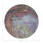 Sous-verres ronds en cuir taupe Agate-119015178