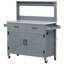 Îlot de cuisine extérieur 54,1 po avec plateau en acier inoxydable-216848357