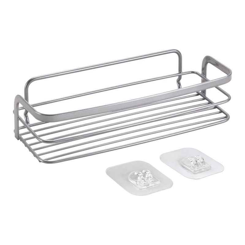 Iron Bathroom Shelves, Sliver
