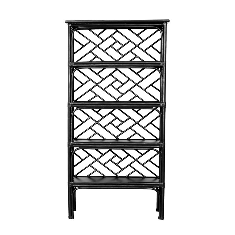 Chippendale Bookcase, Black