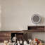 Ensemble coiffeuse rétro en bois massif