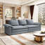 4 Seater Chenille Sofa-1551361945