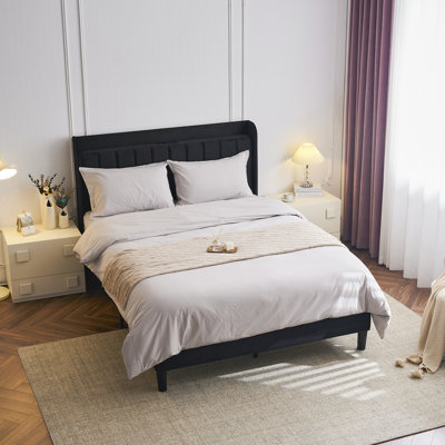 Upholstered Wingback with USB