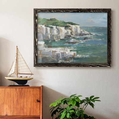 White Sea Cliff I, reproduction d'art sur toile