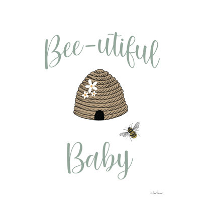 Bébé abeille sur toile
