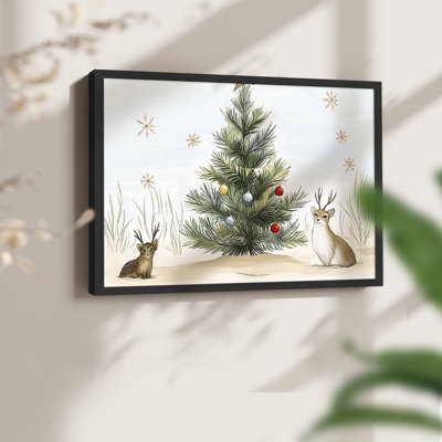 Chirstmas Art-CCL -Framed Print - Restickable