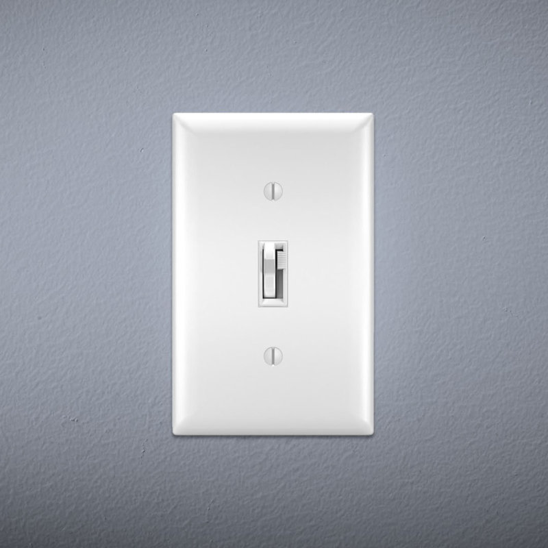 Trademaster 700W Tru Universal Toggle Slide Single Pole/3-Way Dimmer, White