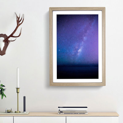 The Milky Way Stars Above Malta - Picture Frame Graphic Art Print