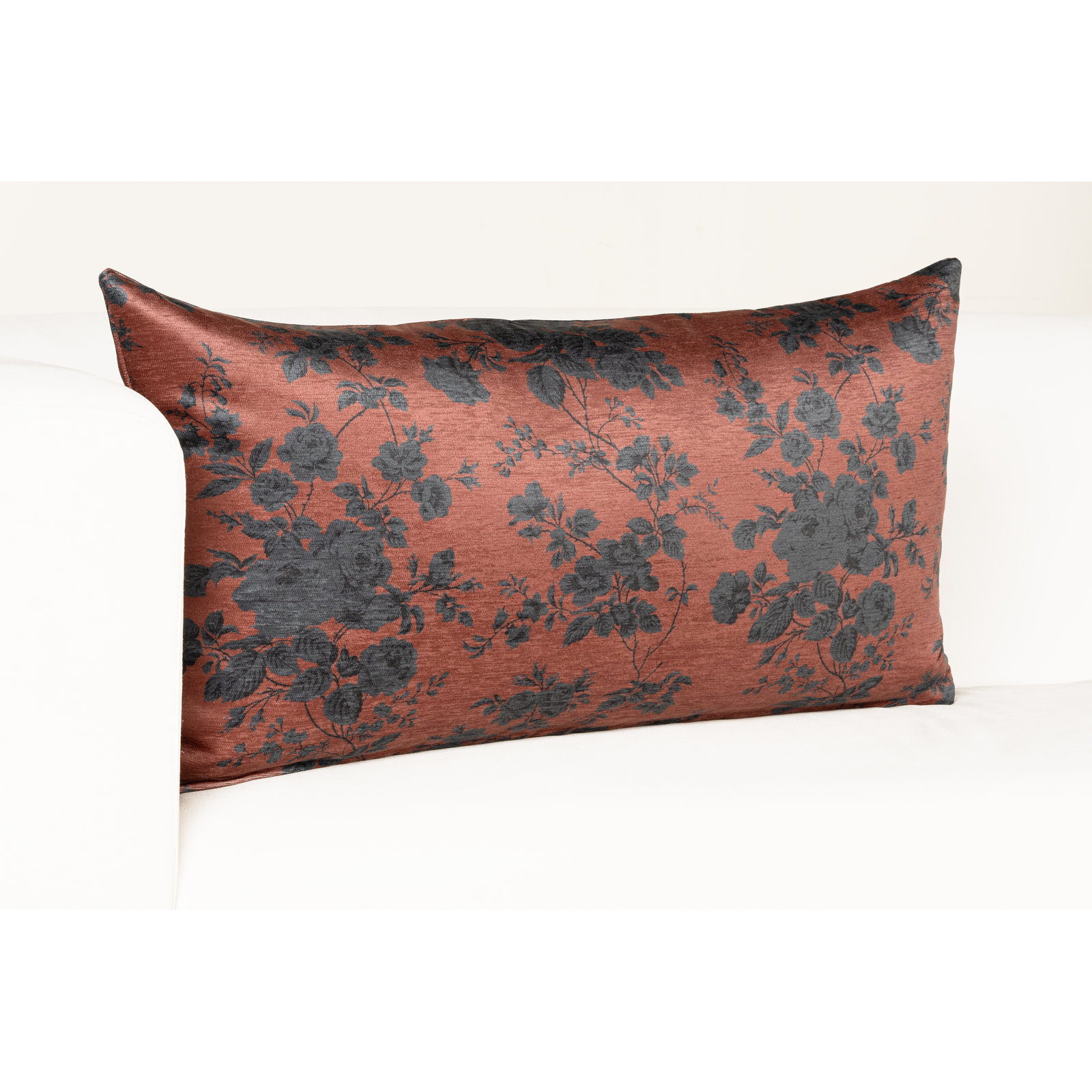 39" x 30" Pillow Cover and Insert, Rust, Polyfill, 21" x 12"