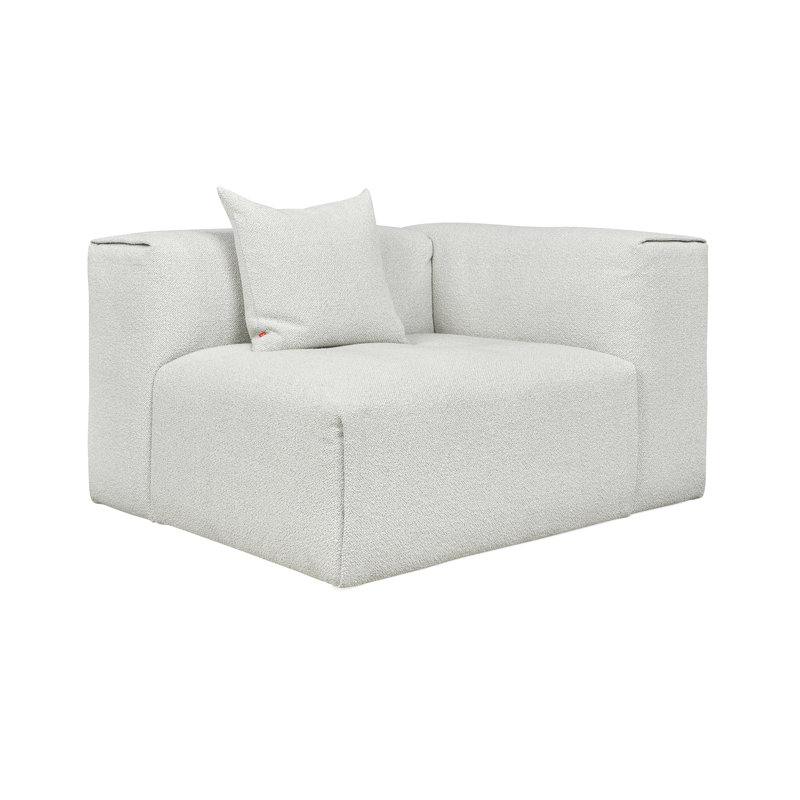 Nest Modular Right Arm Chair, Morris Fog