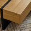 Solid Coffee Table with Storage