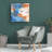 " Blu Hurricane IV " Painting Print-997227187