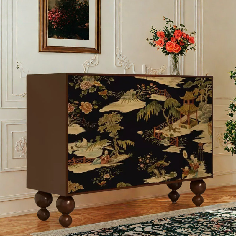 Accent Cabinet Entrance Cabinet Side Cabinet, Walnut