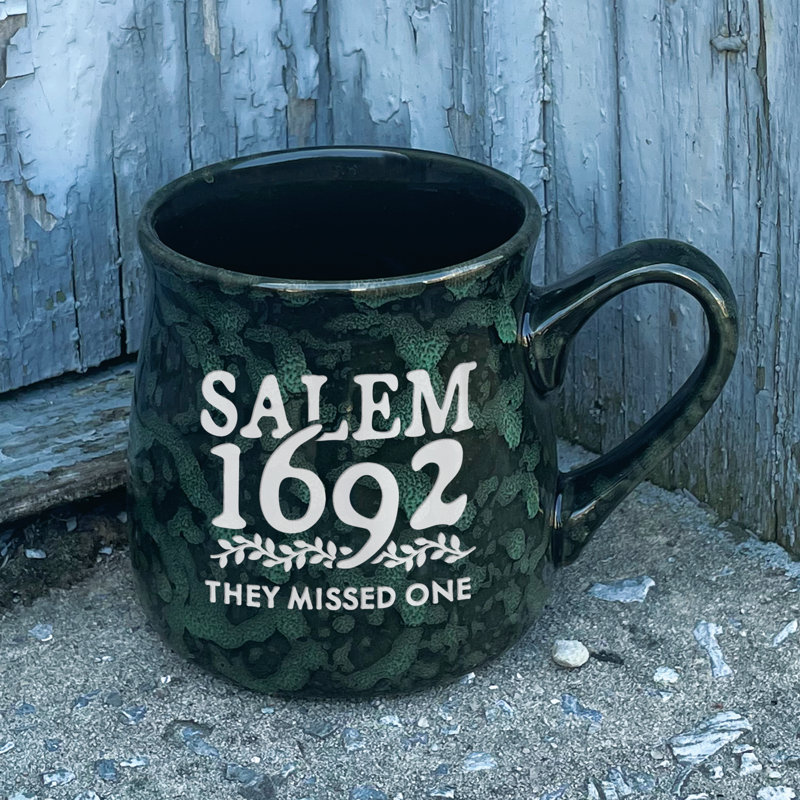 Salem 1692 Green Camo Ceramic Mug