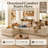 Boneless L-Shape Sectional Couches, Sofa And Ottoman Set-1390285357-1390285358-1389276146