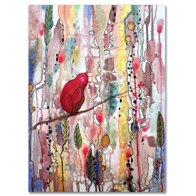 Breagh 'Re?ver Le Temps' Graphic Art Print on Wrapped Canvas