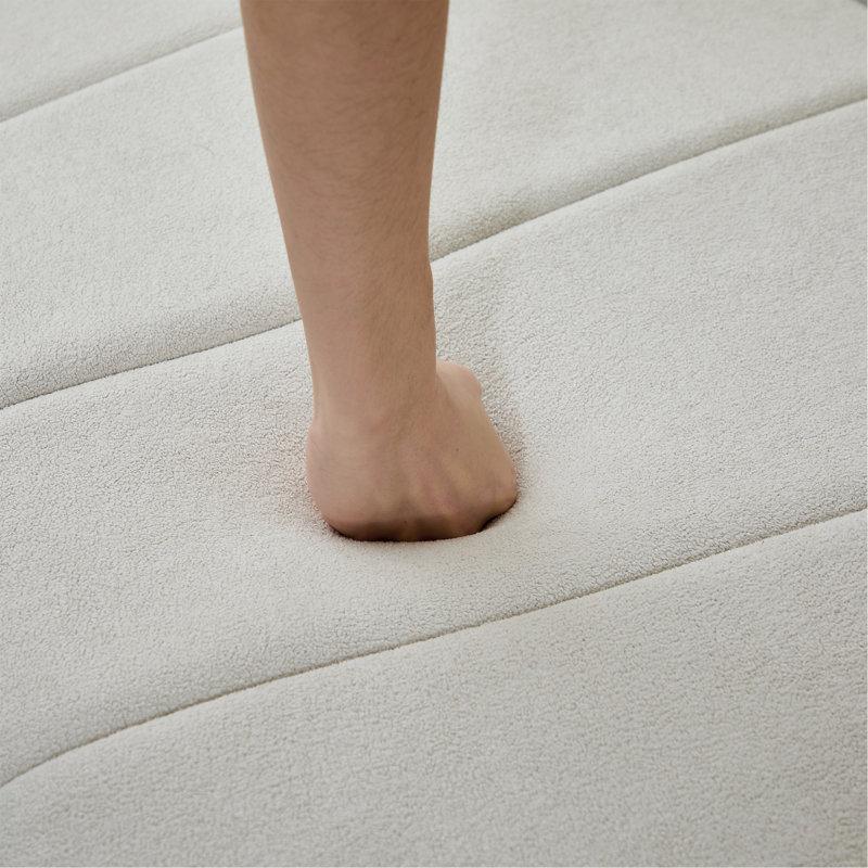 Canapé modulaire courbé Chenille, White