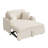 Rabbit Fur Corduroy Pull Out Sofa Bed Upholstered Chaise Lounge Couch-1887406869
