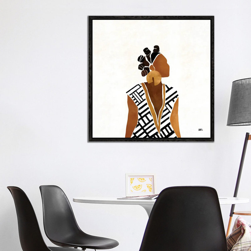 Amara by Bria Nicole - Print on Canvas, Black Framed, 93.98 cm H x 93.98 cm W