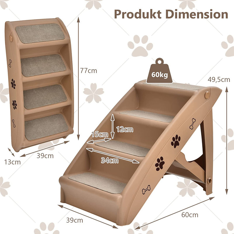 Macarthur Collapsible Stairs With 4 Steps