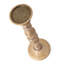 Ensemble de 5 bougeoirs en bois - brun