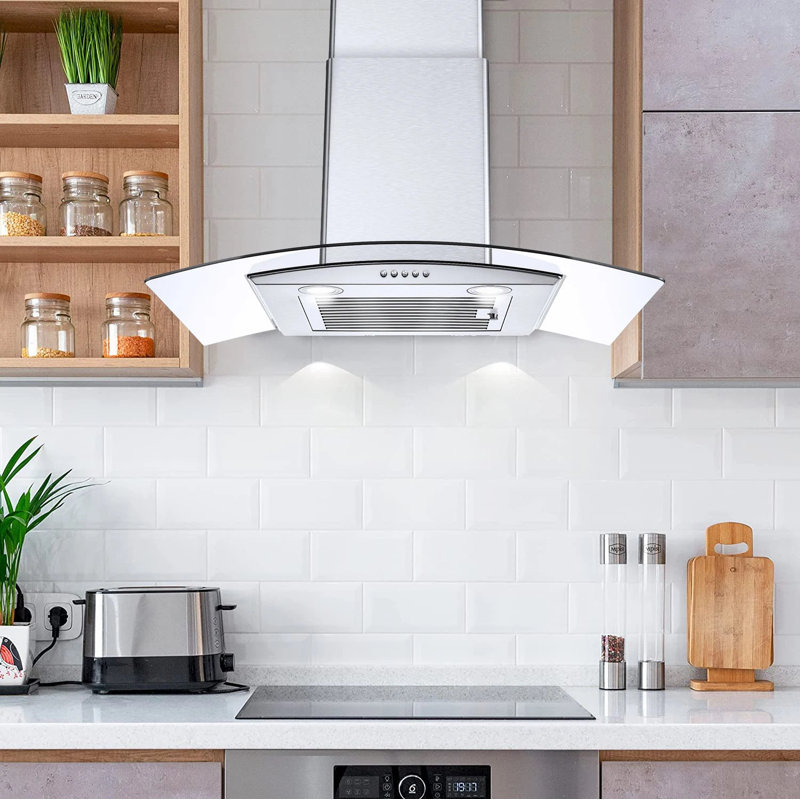 Hotte murale 30 pouces en acier inoxydable