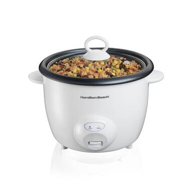 Bene Casa 6-Cup Rice Cooker w/ Glass Lid, Auto cut off, Steamer, & Kee