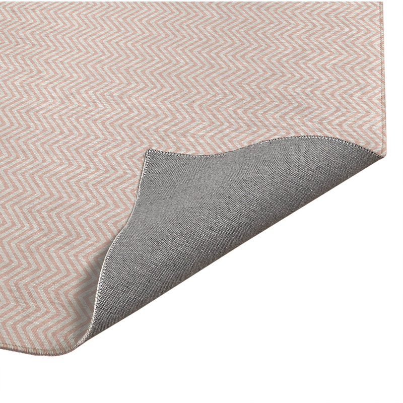 Tapis de bureau léger Chevy Champ, L 5 pi x L 3 pi, Rose