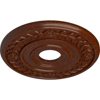 Couronne H 16,25 po x l 16,25 po x P 1 po médaillon de plafond